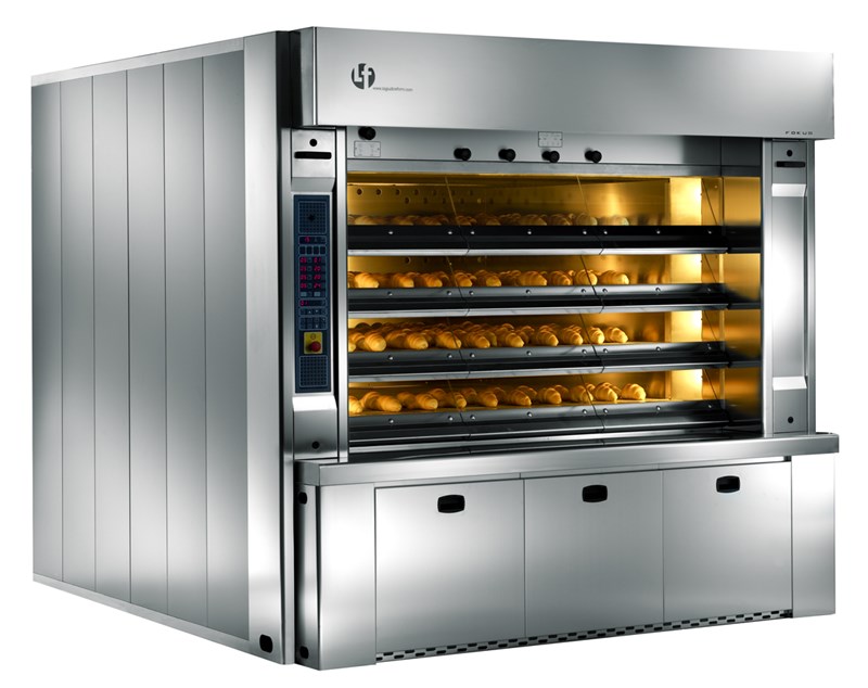 Steam tube deck oven