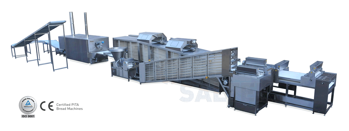 Automatic Arabic Pita Bread Machine Production Line Industrial